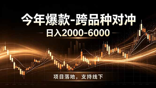 全新跨品种对冲模式上线！日稳定盈利 2000-6000，合规长久可批量放大-优优云网创