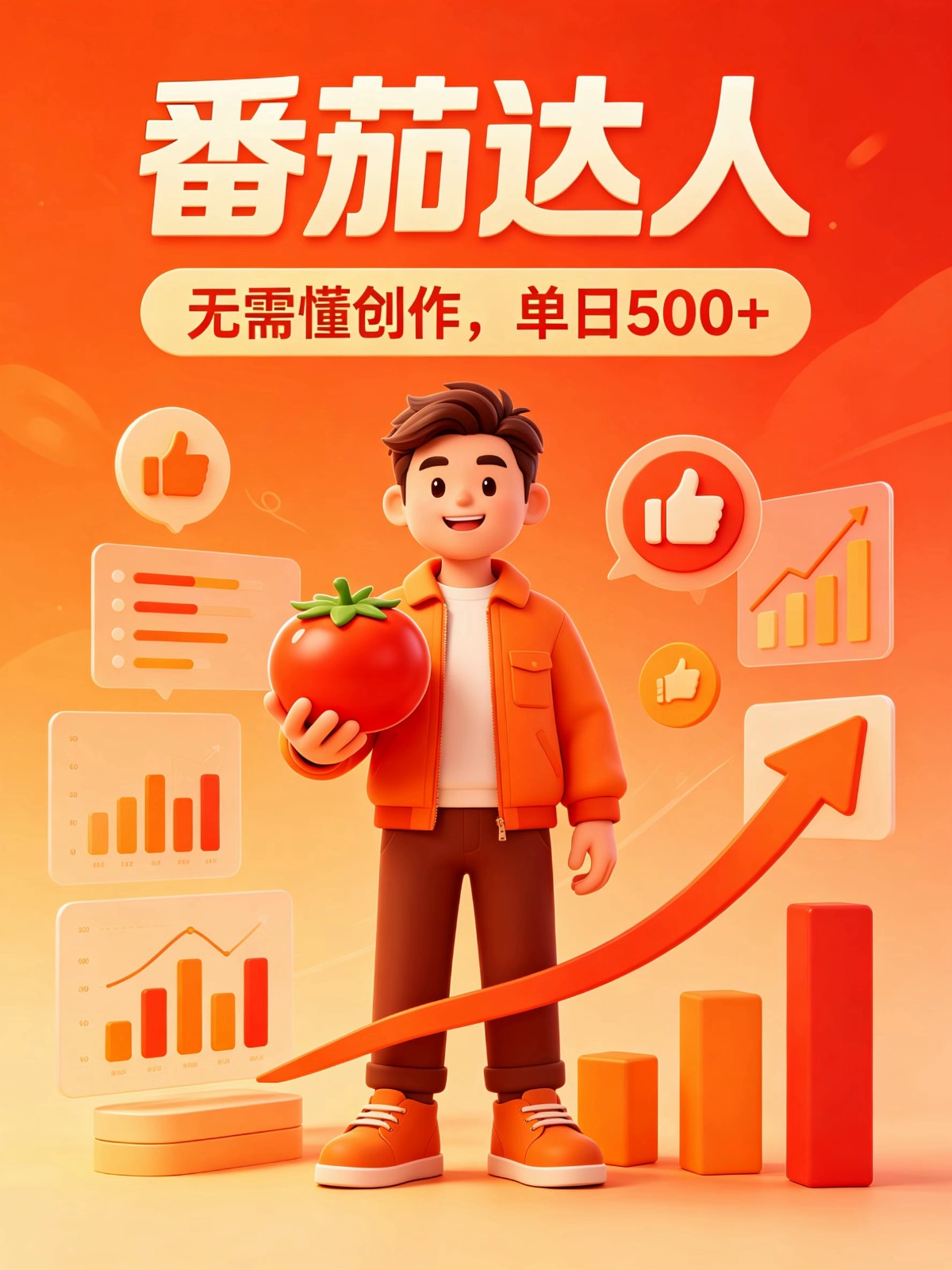 番茄小说达人全自动变现，普通人轻松日入500+-优优云网创