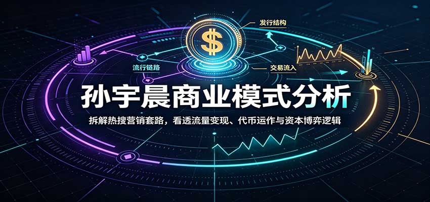 孙宇晨商业模式分析：拆解热搜营销套路，看透流量变现、代币运作与资本博弈逻辑-优优云网创